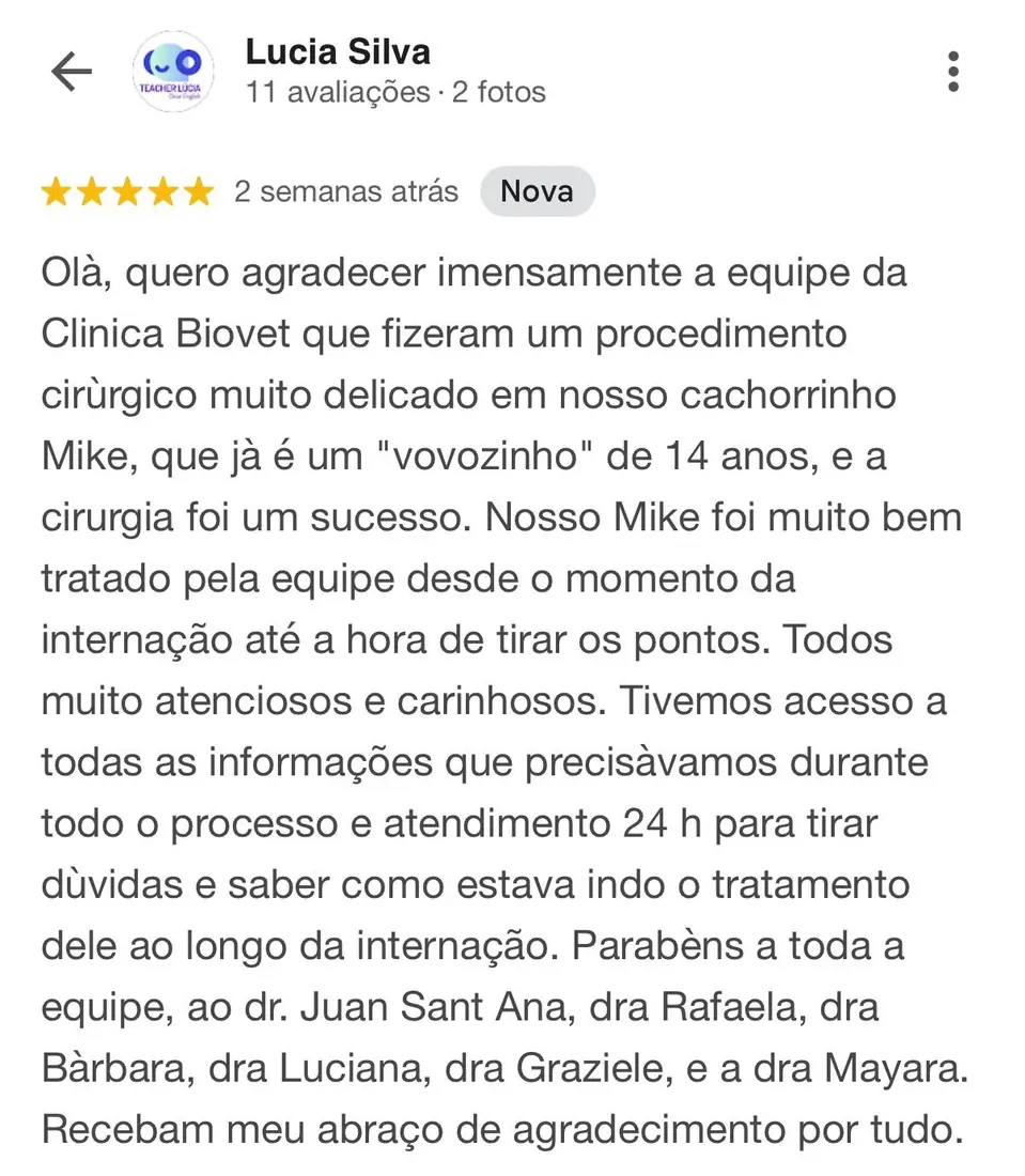 Depoimento de Lucia Silva sobre a BIOVET